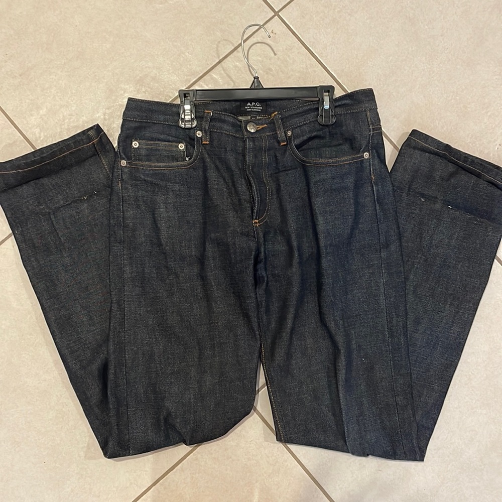 A.P.C. New Standard Size 28 Jean Classique Japanese Selvedge Raw Denim Unisex